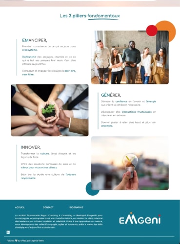 EMGENI - Site Vitrine