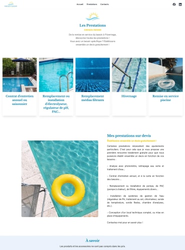 E2M BLEU PASSION - Site vitrine