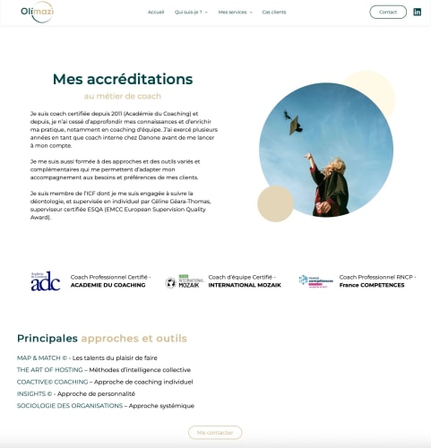 OLIMAZI - Site vitrine