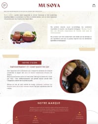 MUSOYA - Site e-commerce