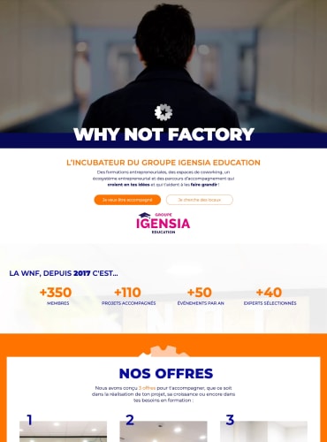 THE WHY NOT FACTORY - Site Vitrine