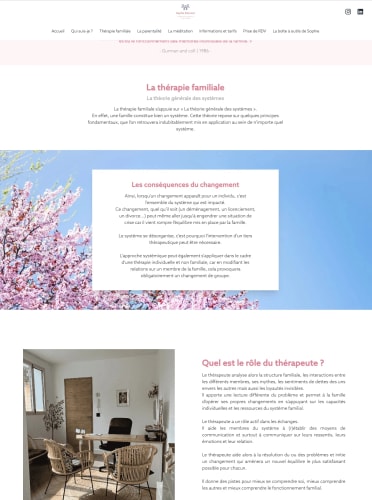 SOPHIE DIONNET - Site vitrine