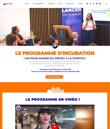 THE WHY NOT FACTORY - Site Vitrine