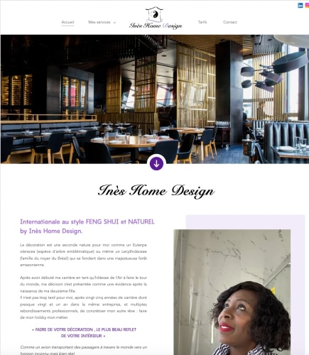 INÈS HOME DESIGN - Site Vitrine