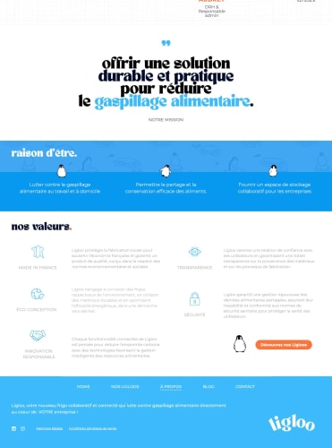 LIGLOO - Site vitrine