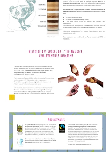 LA ROUTE DU SUCRE - Site e-commerce