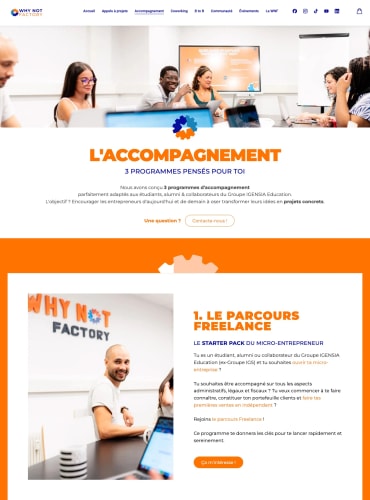 THE WHY NOT FACTORY - Site Vitrine