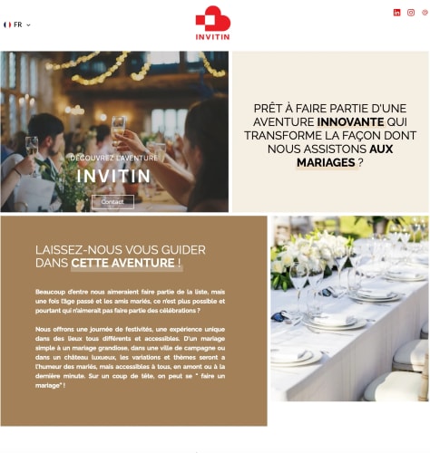 INVITIN - Landing Page