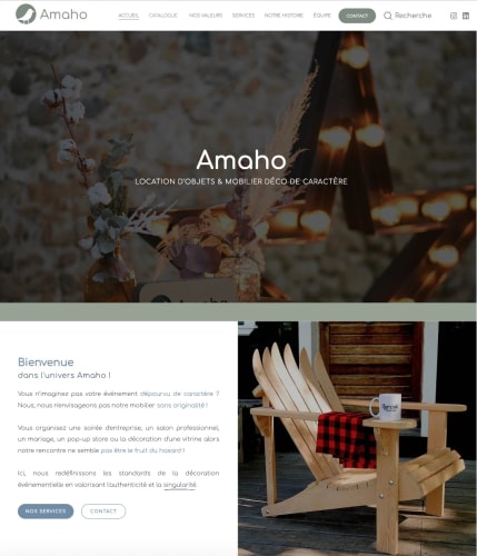 AMAHO - Site e-Commerce