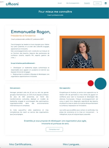 EMGENI - Site Vitrine