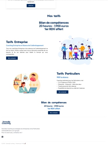 SERENDIP COACHING - Site vitrine