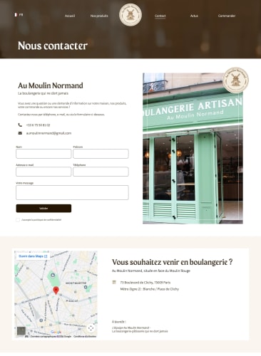 AU MOULIN NORMAND - Site vitrine