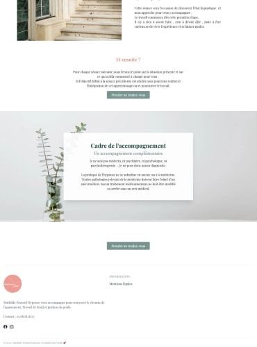 MP HYPNOSE - Site vitrine