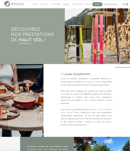 AMAHO - Site e-Commerce