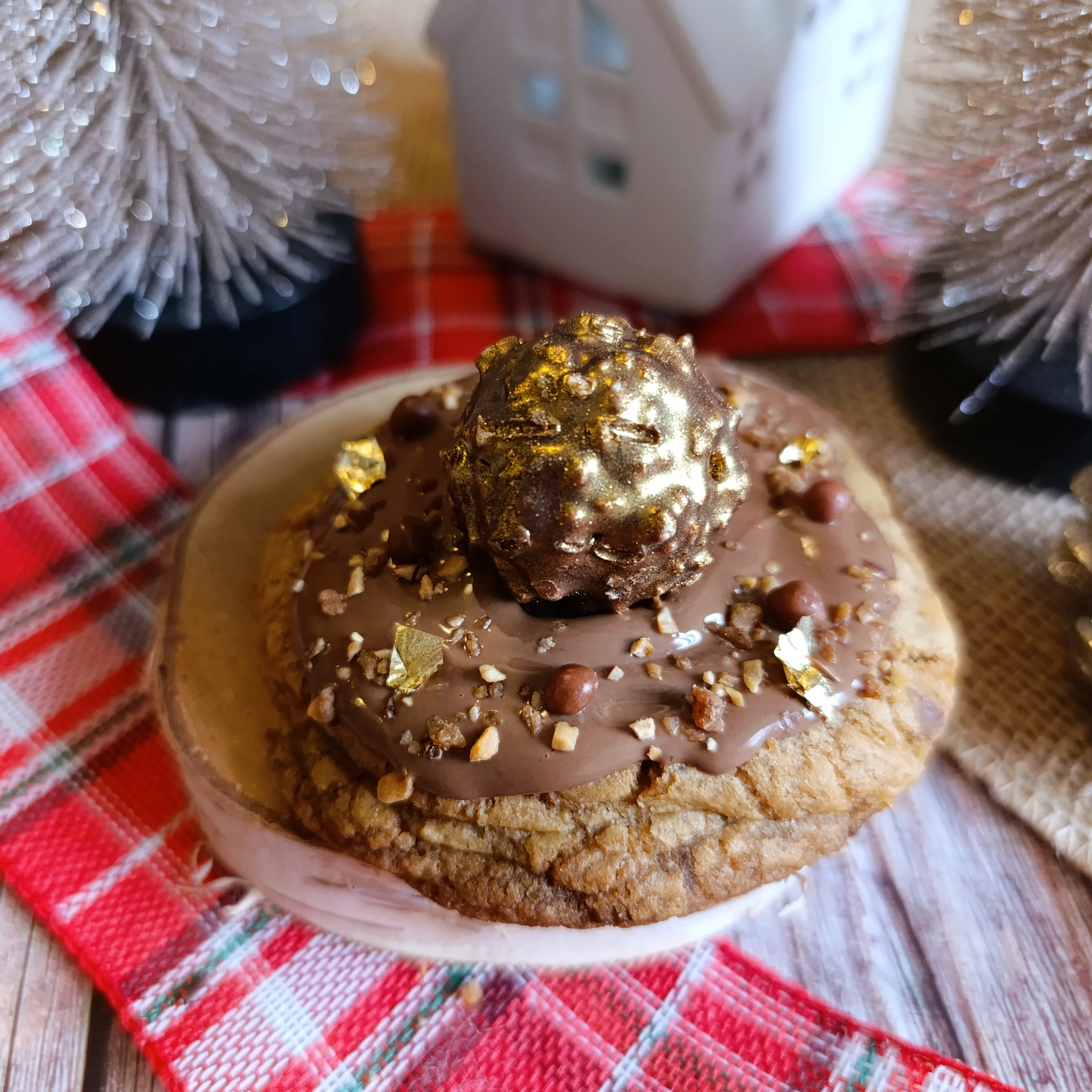 Big Cookie chocolat noisettes et Ferrero Rocher