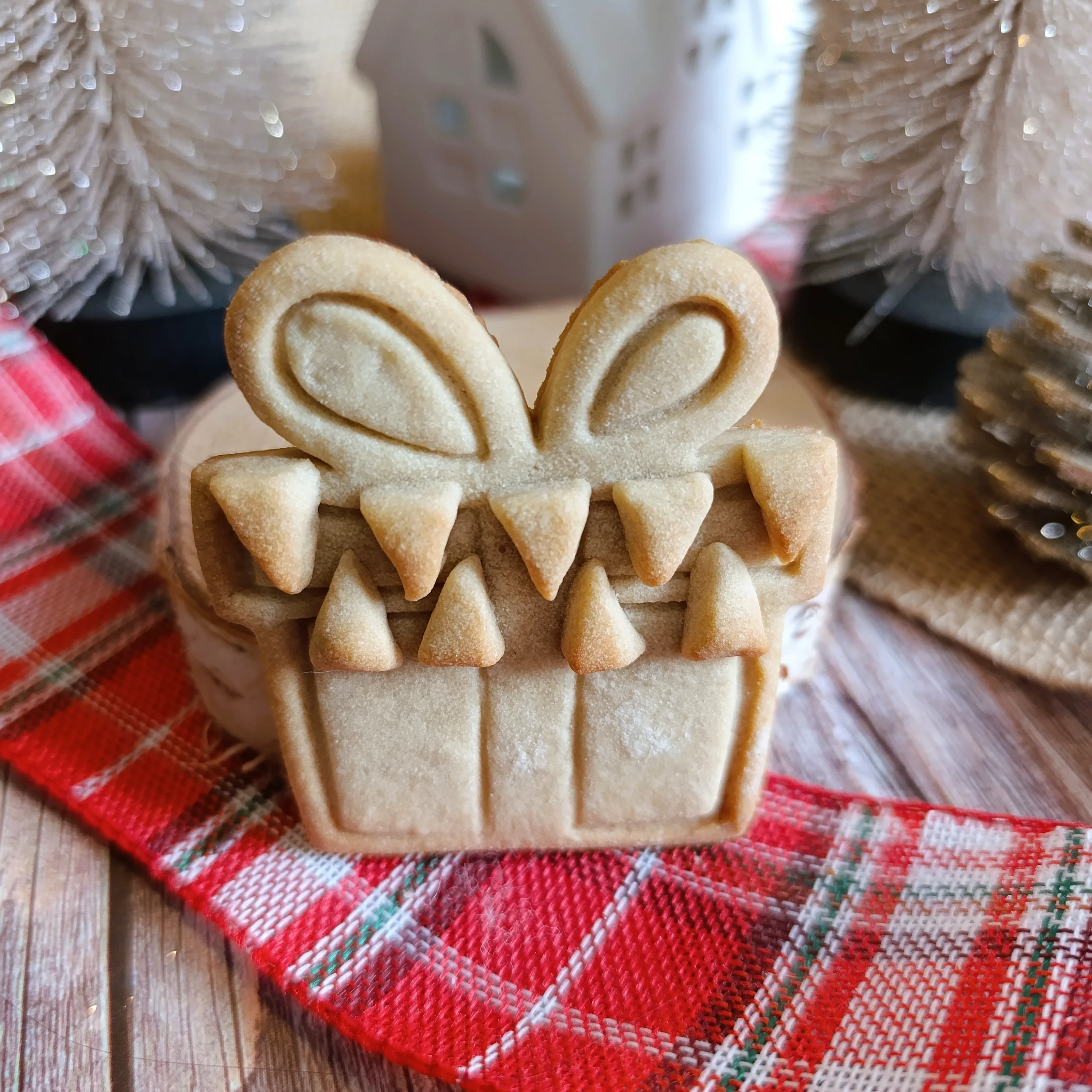 Sablé cadeau de noël mimique 