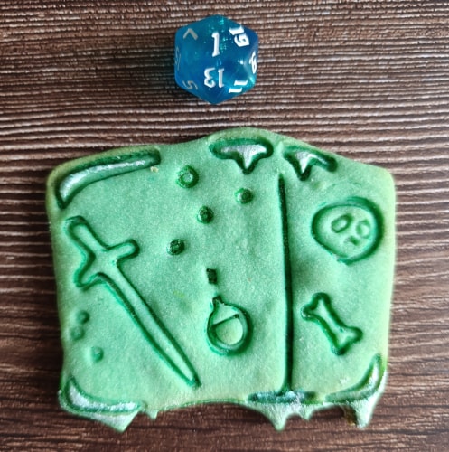 Sablé cube gélatineux