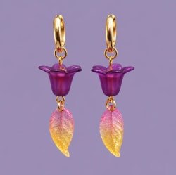 Boucles d'oreilles Belladone