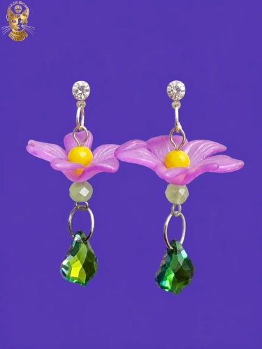 Boucles d'oreilles Les Fleurs parlent