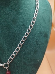 Collier Cœur de flammes