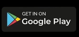 Logo de Google Play avec le texte 'GET IN ON Google Play' sur fond noir