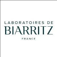 Logo des Laboratoires de Biarritz France avec un texte en majuscules et un design épuré